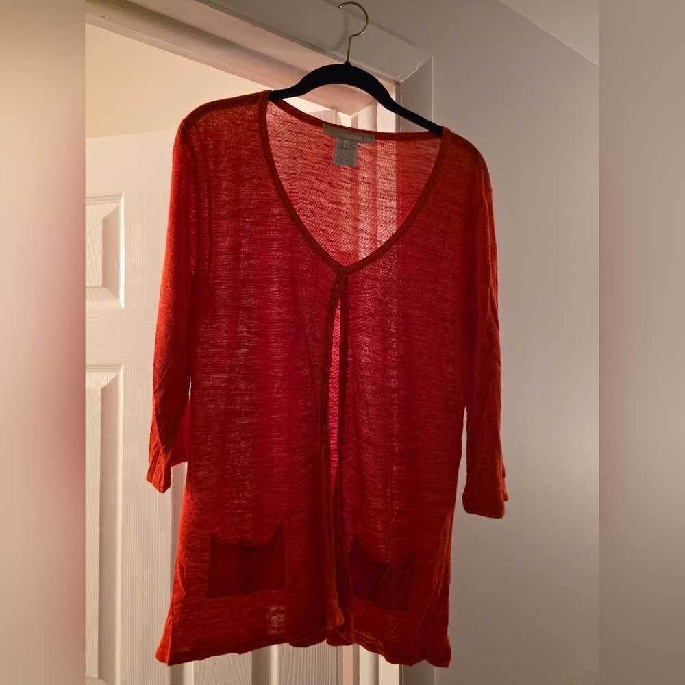 Poles Cardigan Linen/Rayon XL